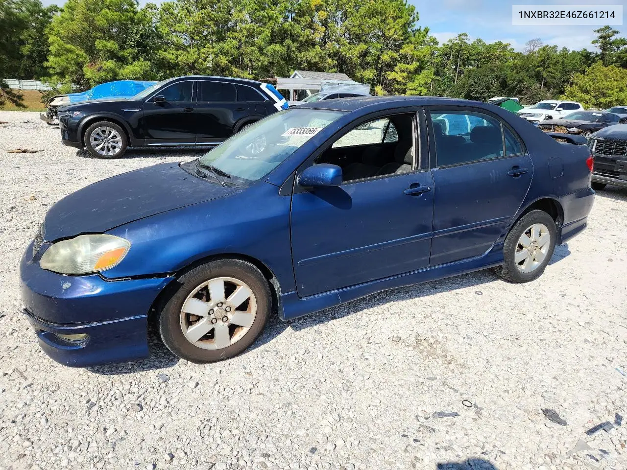 TOYOTA COROLLA 2006, VIN 1NXBR32E46Z661214