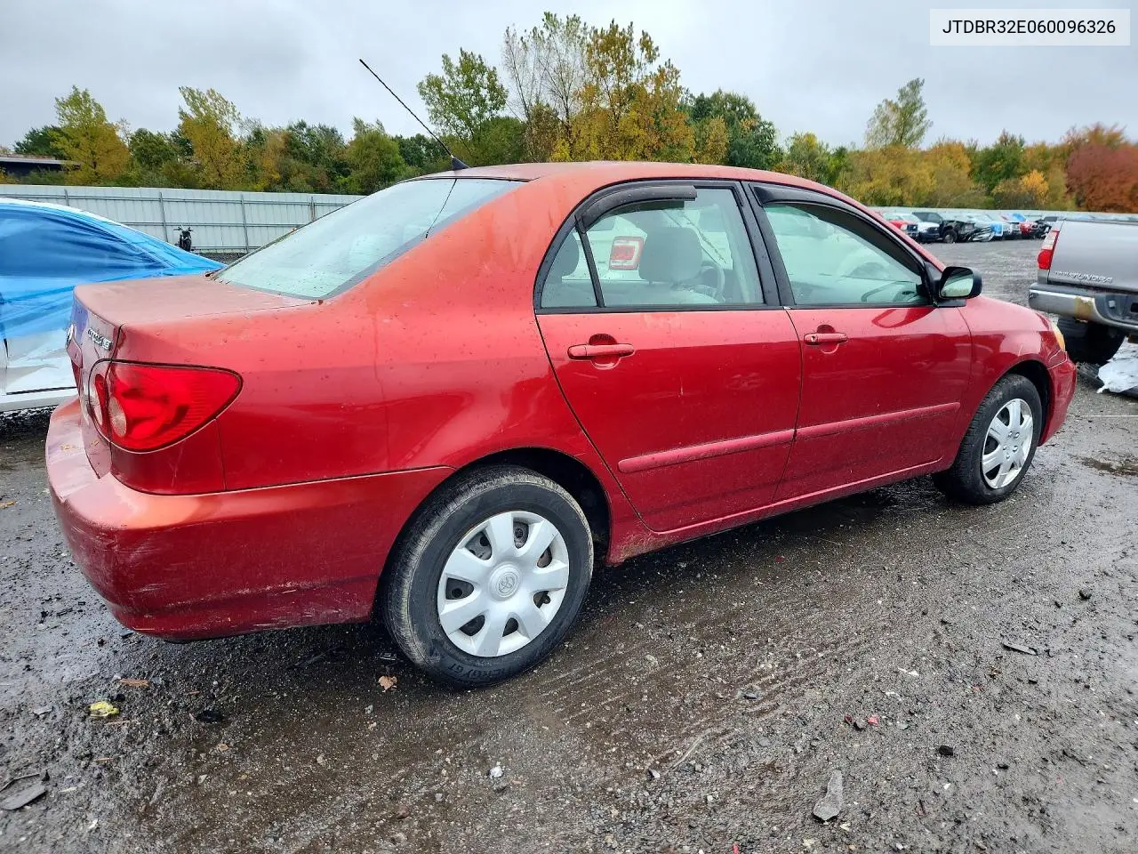 2006 TOYOTA COROLLA VIN JTDBR32E060096326 — фото 3