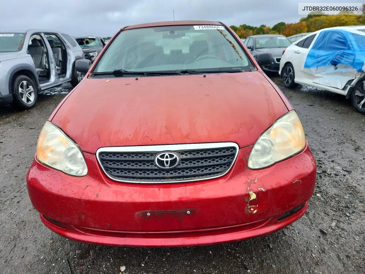 2006 TOYOTA COROLLA VIN JTDBR32E060096326 — фото 5