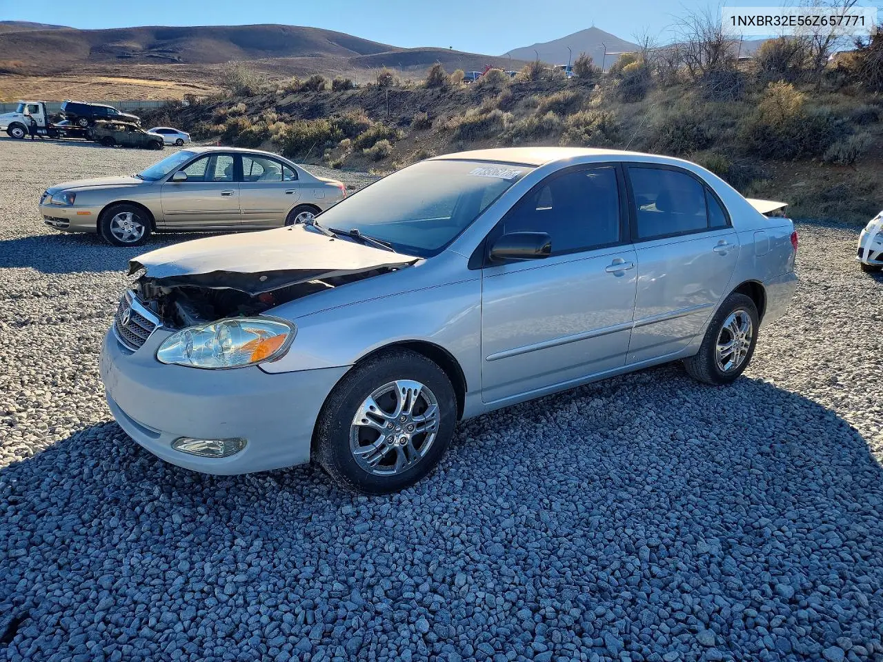 TOYOTA COROLLA 2006, VIN 1NXBR32E56Z657771
