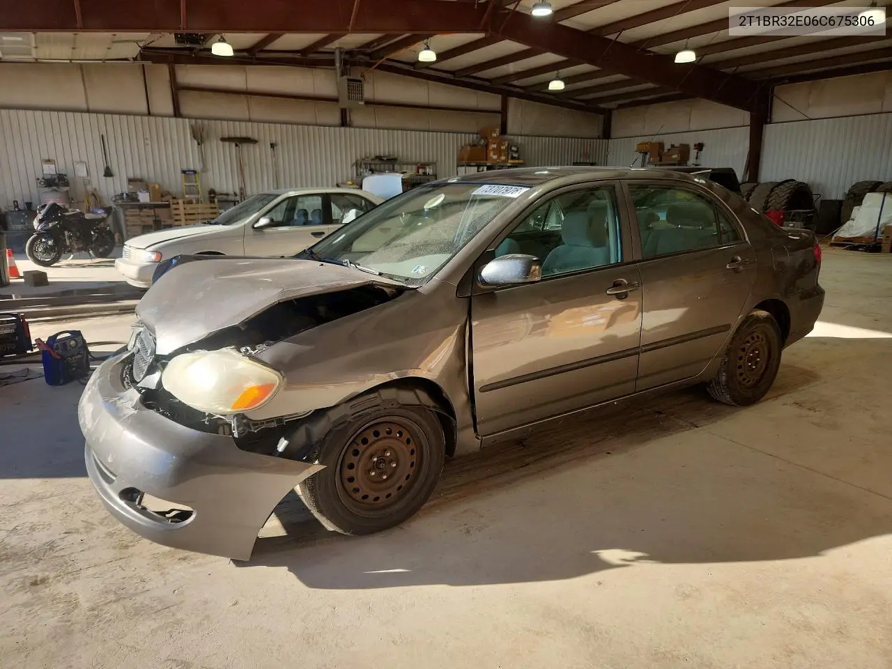 TOYOTA COROLLA 2006, VIN 2T1BR32E06C675306