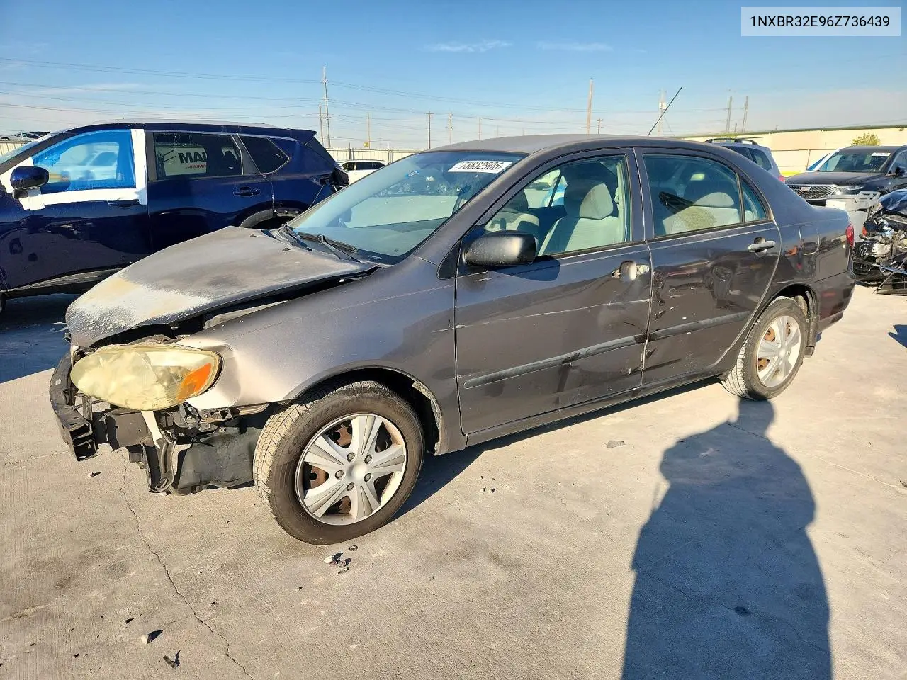 TOYOTA COROLLA 2006, VIN 1NXBR32E96Z736439