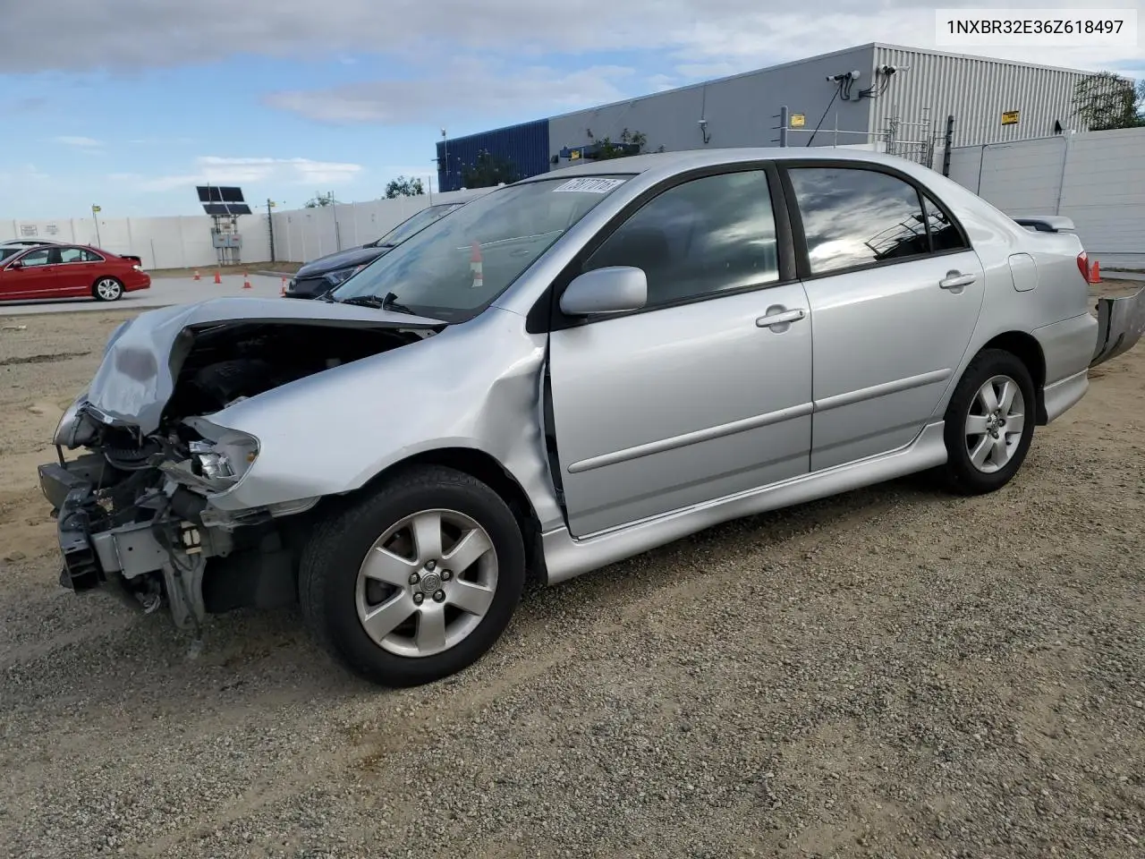 TOYOTA COROLLA 2006, VIN 1NXBR32E36Z618497