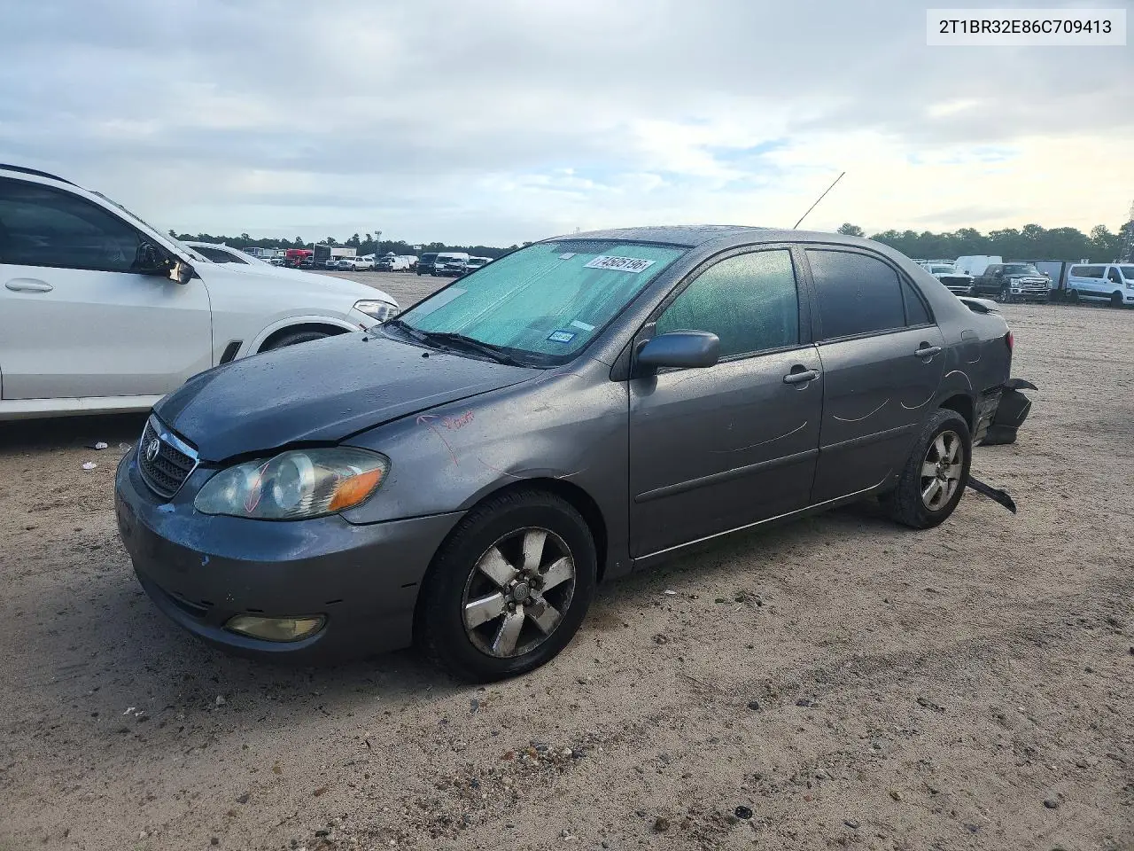 TOYOTA COROLLA 2006, VIN 2T1BR32E86C709413