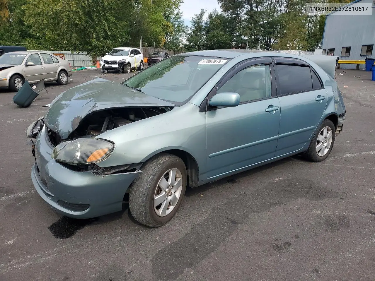 TOYOTA COROLLA 2007, VIN 1NXBR32E37Z810617