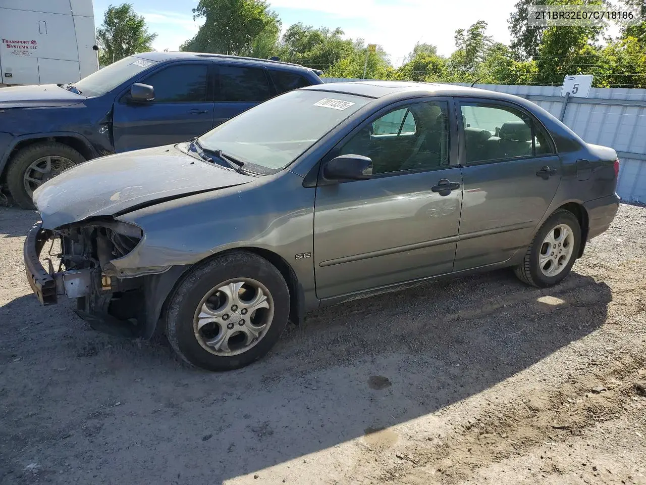 TOYOTA COROLLA 2007, VIN 2T1BR32E07C718186