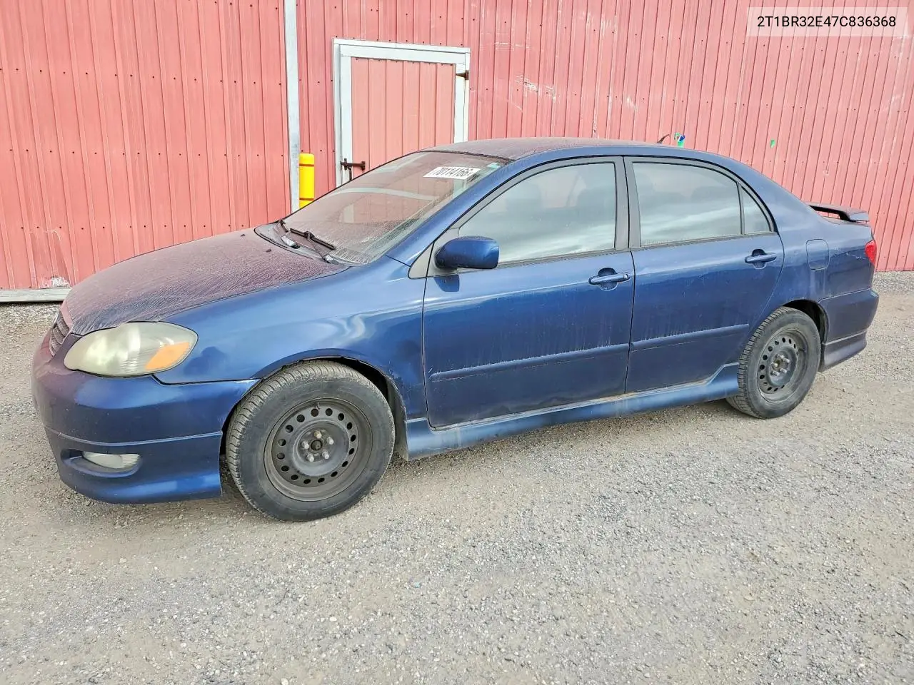 TOYOTA COROLLA 2007, VIN 2T1BR32E47C836368