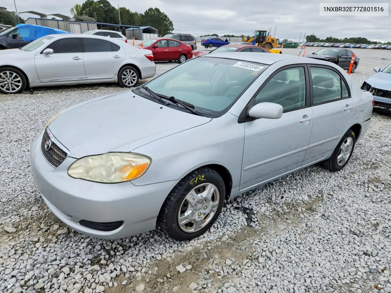 TOYOTA COROLLA 2007, VIN 1NXBR32E77Z801516