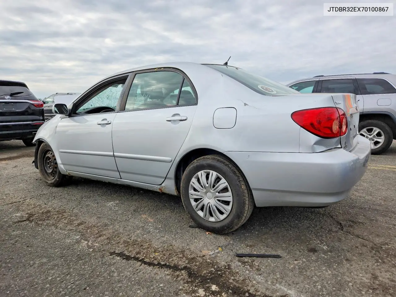 2007 TOYOTA COROLLA VIN JTDBR32EX70100867 — фото 2
