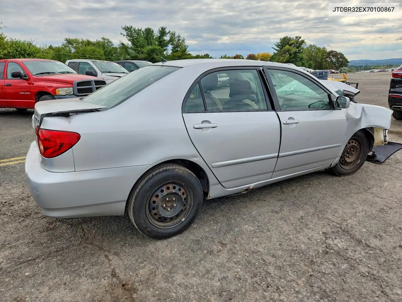 2007 TOYOTA COROLLA VIN JTDBR32EX70100867 — фото 3