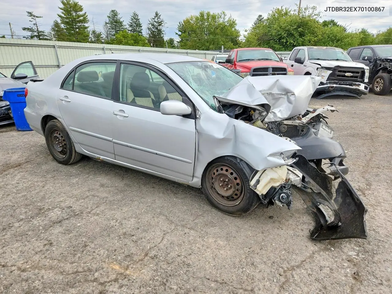 2007 TOYOTA COROLLA VIN JTDBR32EX70100867 — фото 4