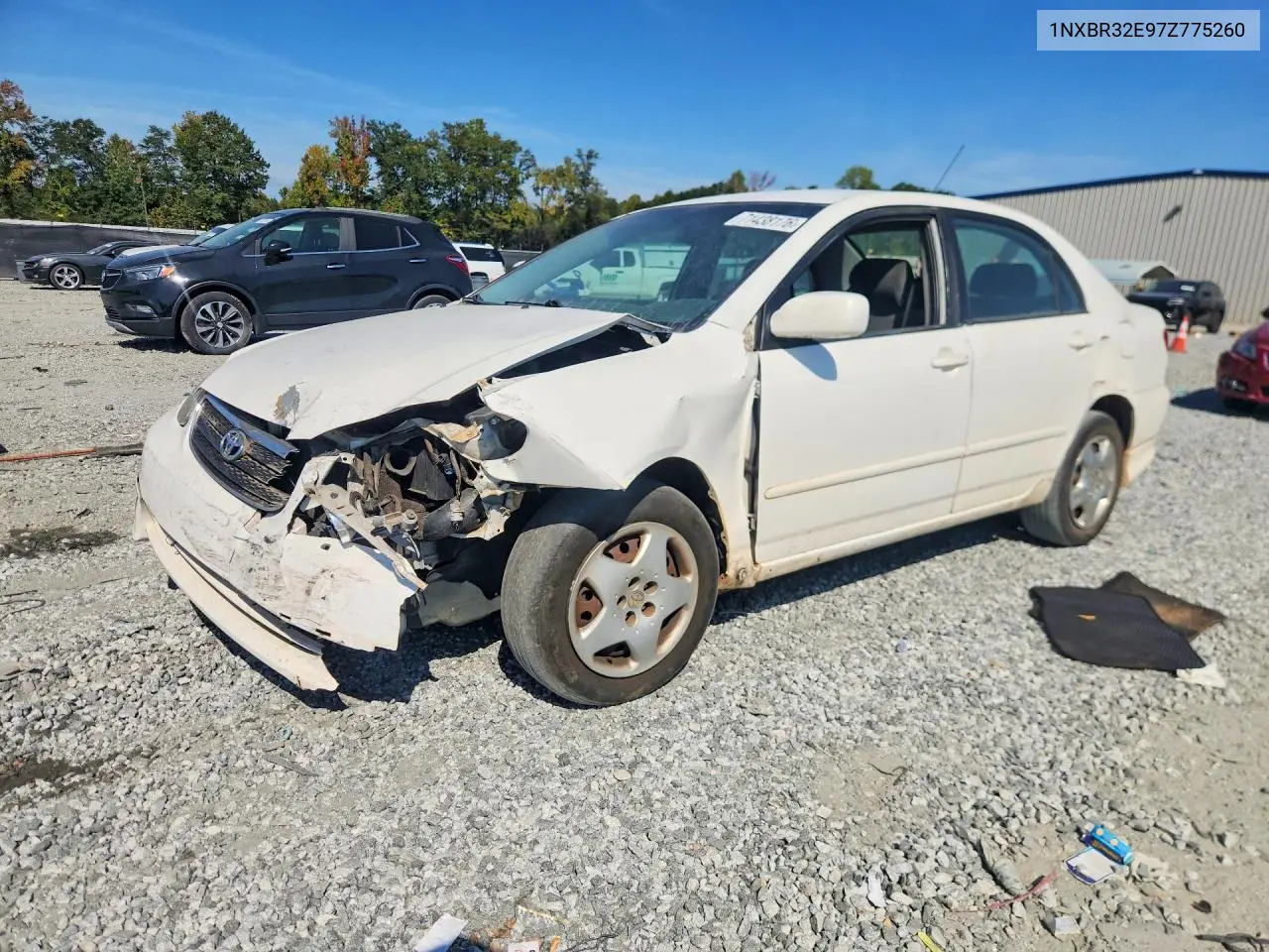 TOYOTA COROLLA 2007, VIN 1NXBR32E97Z775260