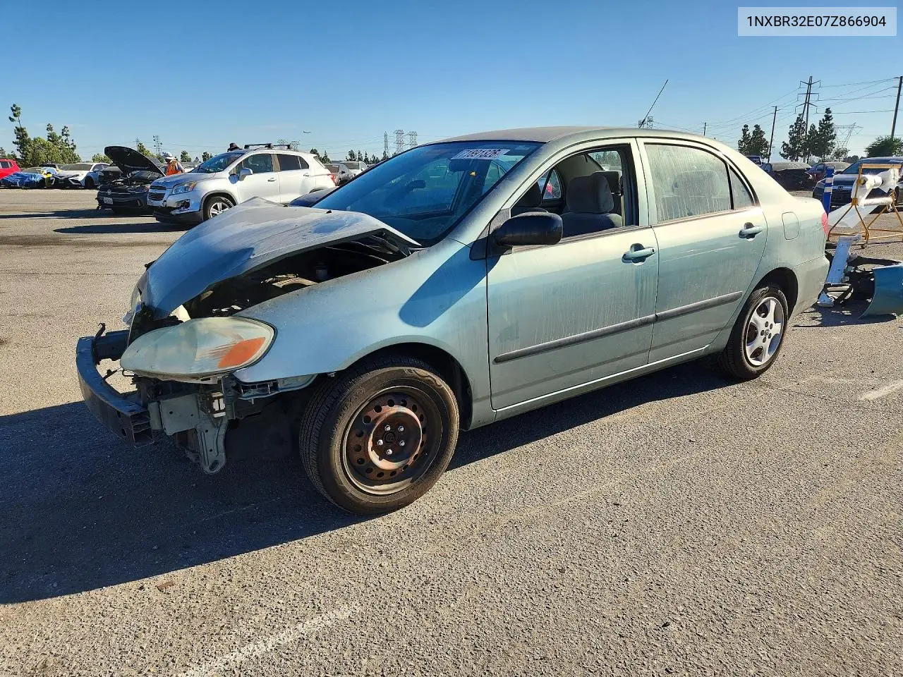 TOYOTA COROLLA 2007, VIN 1NXBR32E07Z866904