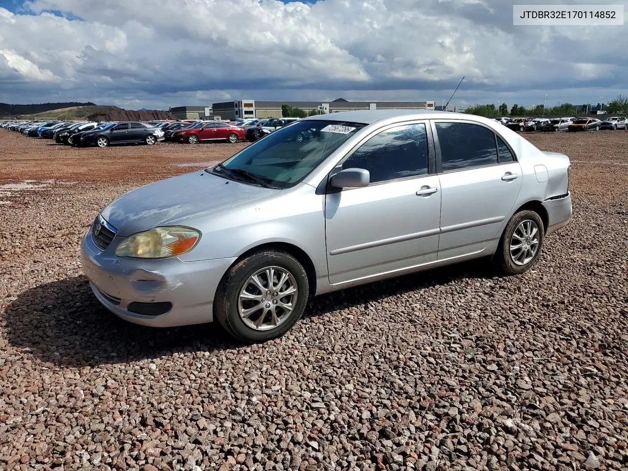 TOYOTA COROLLA 2007, VIN JTDBR32E170114852