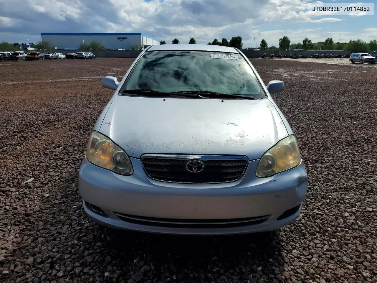 2007 TOYOTA COROLLA VIN JTDBR32E170114852 — фото 5