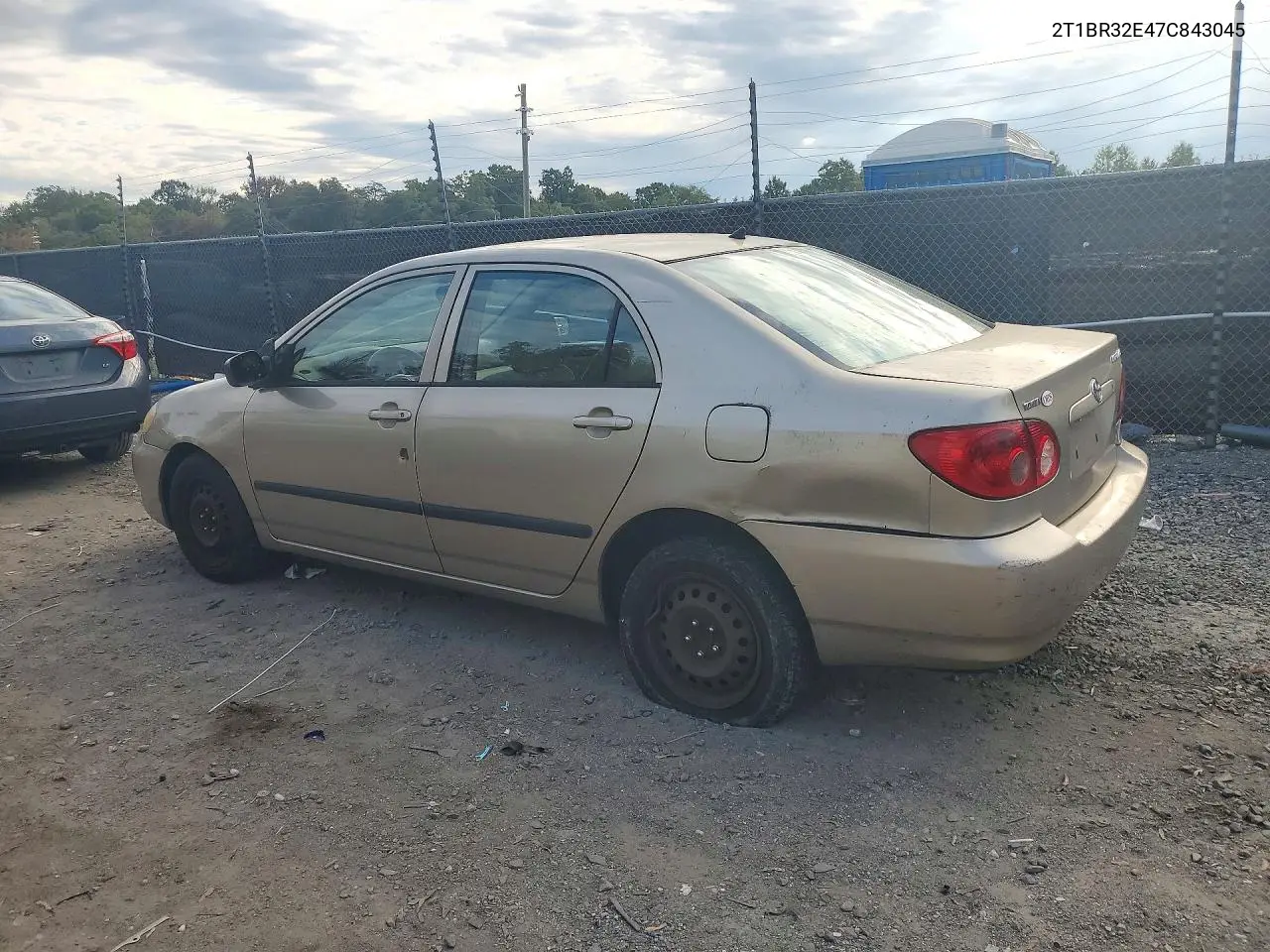 2007 TOYOTA COROLLA VIN 2T1BR32E47C843045 — фото 2