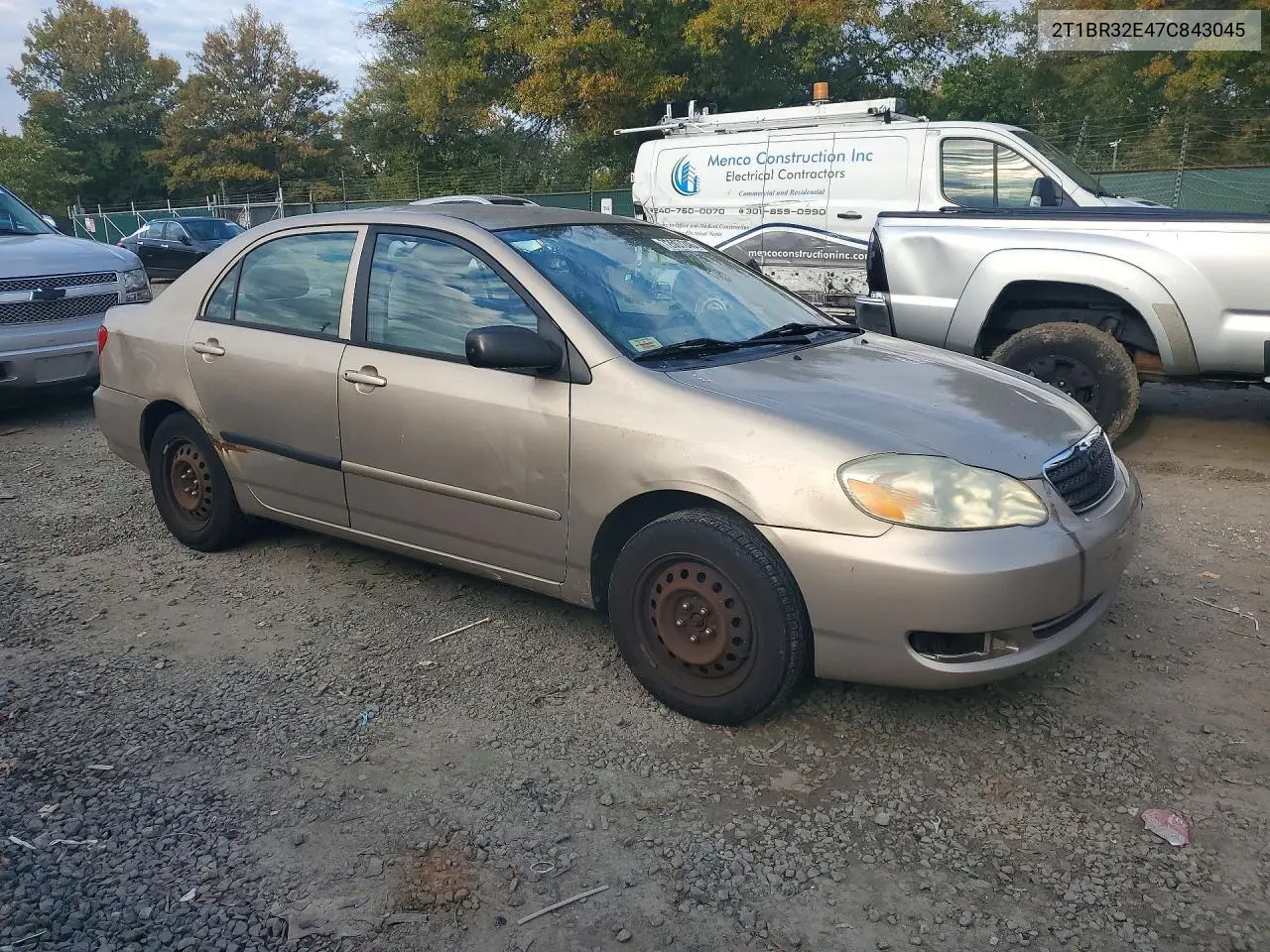 2007 TOYOTA COROLLA VIN 2T1BR32E47C843045 — фото 4
