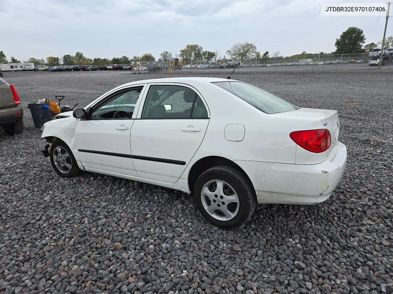2007 TOYOTA COROLLA VIN JTDBR32E970107406 — фото 2