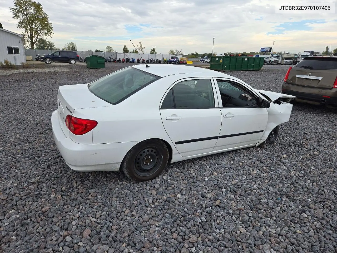 2007 TOYOTA COROLLA VIN JTDBR32E970107406 — фото 3