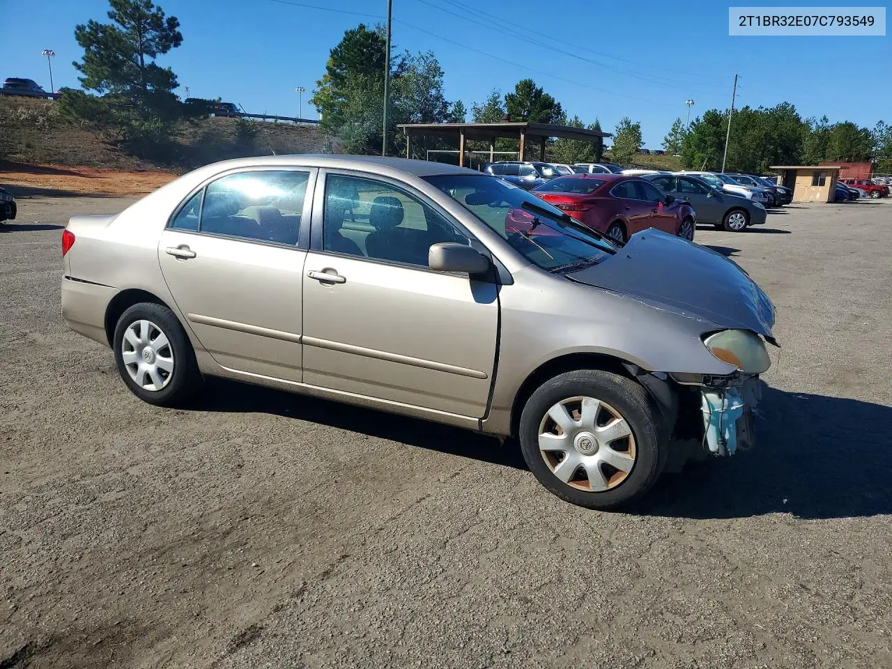 2007 TOYOTA COROLLA VIN 2T1BR32E07C793549 — фото 4