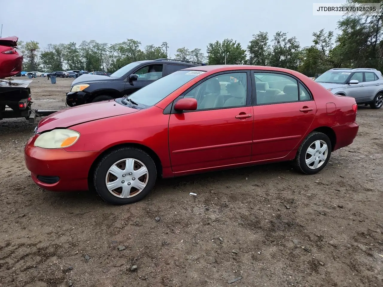 TOYOTA COROLLA 2007, VIN JTDBR32EX70128295