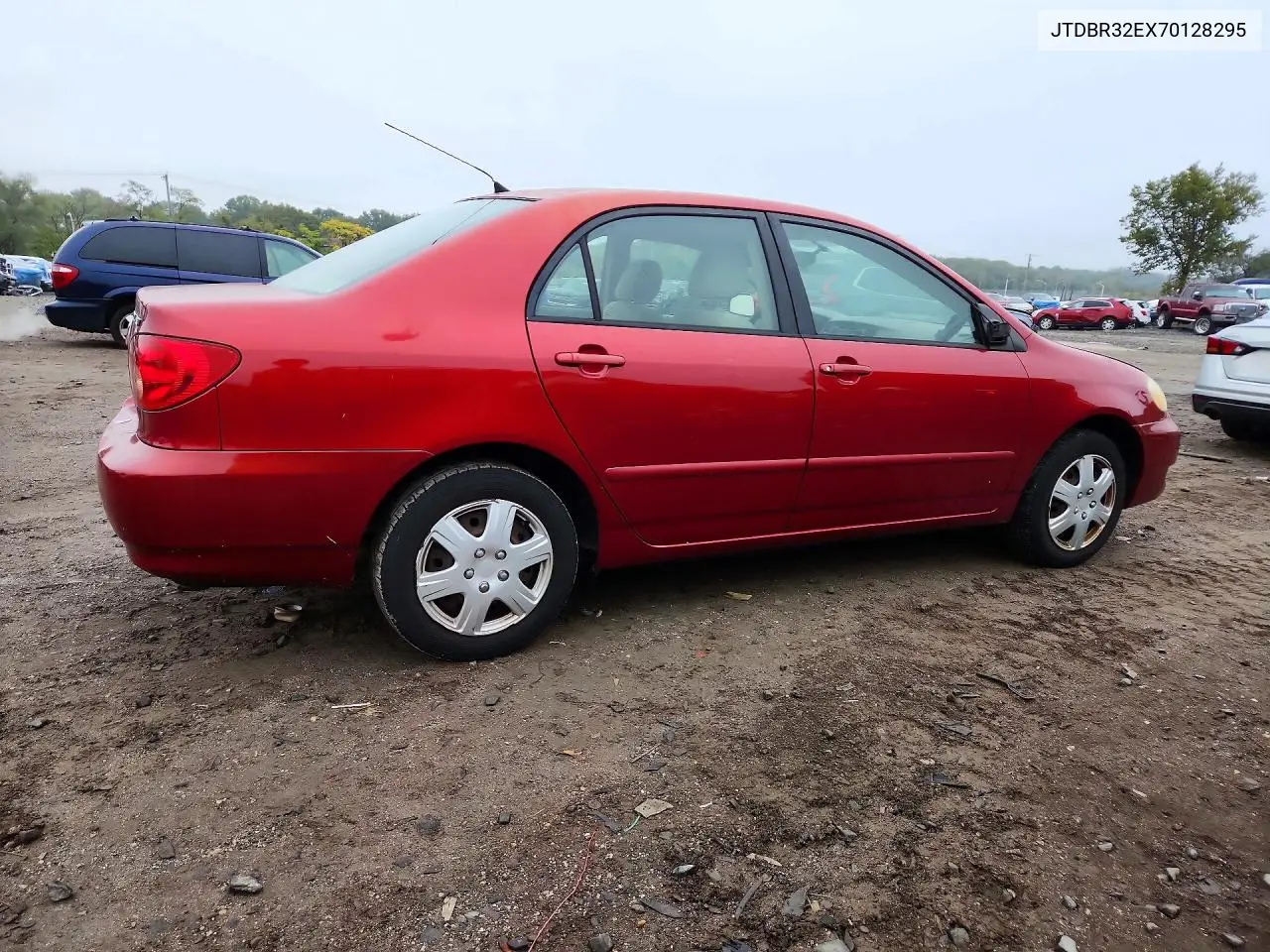 2007 TOYOTA COROLLA VIN JTDBR32EX70128295 — фото 3