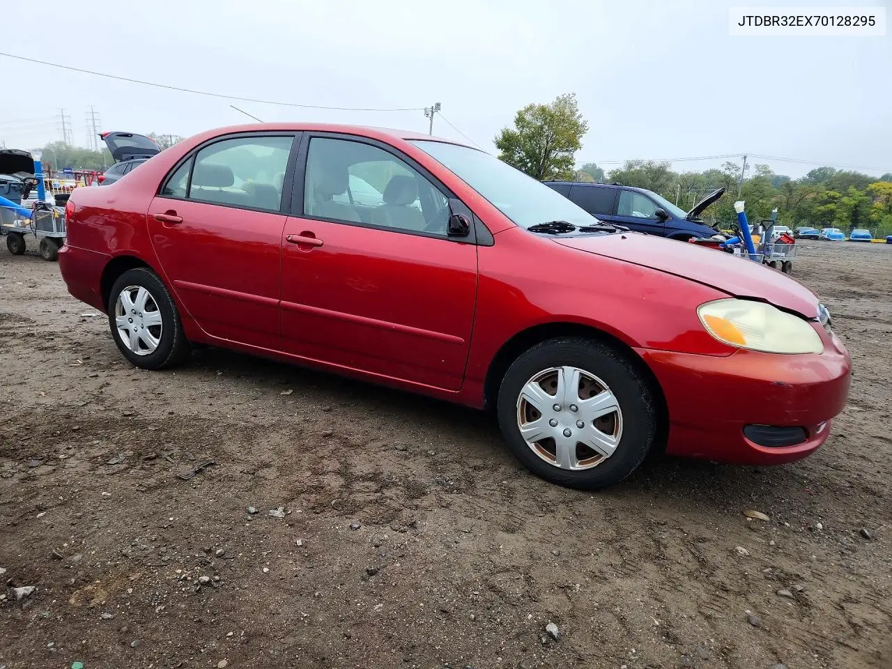 2007 TOYOTA COROLLA VIN JTDBR32EX70128295 — фото 4