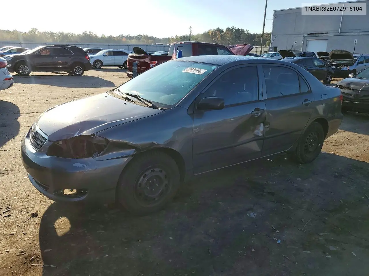 TOYOTA COROLLA 2007, VIN 1NXBR32E07Z916104