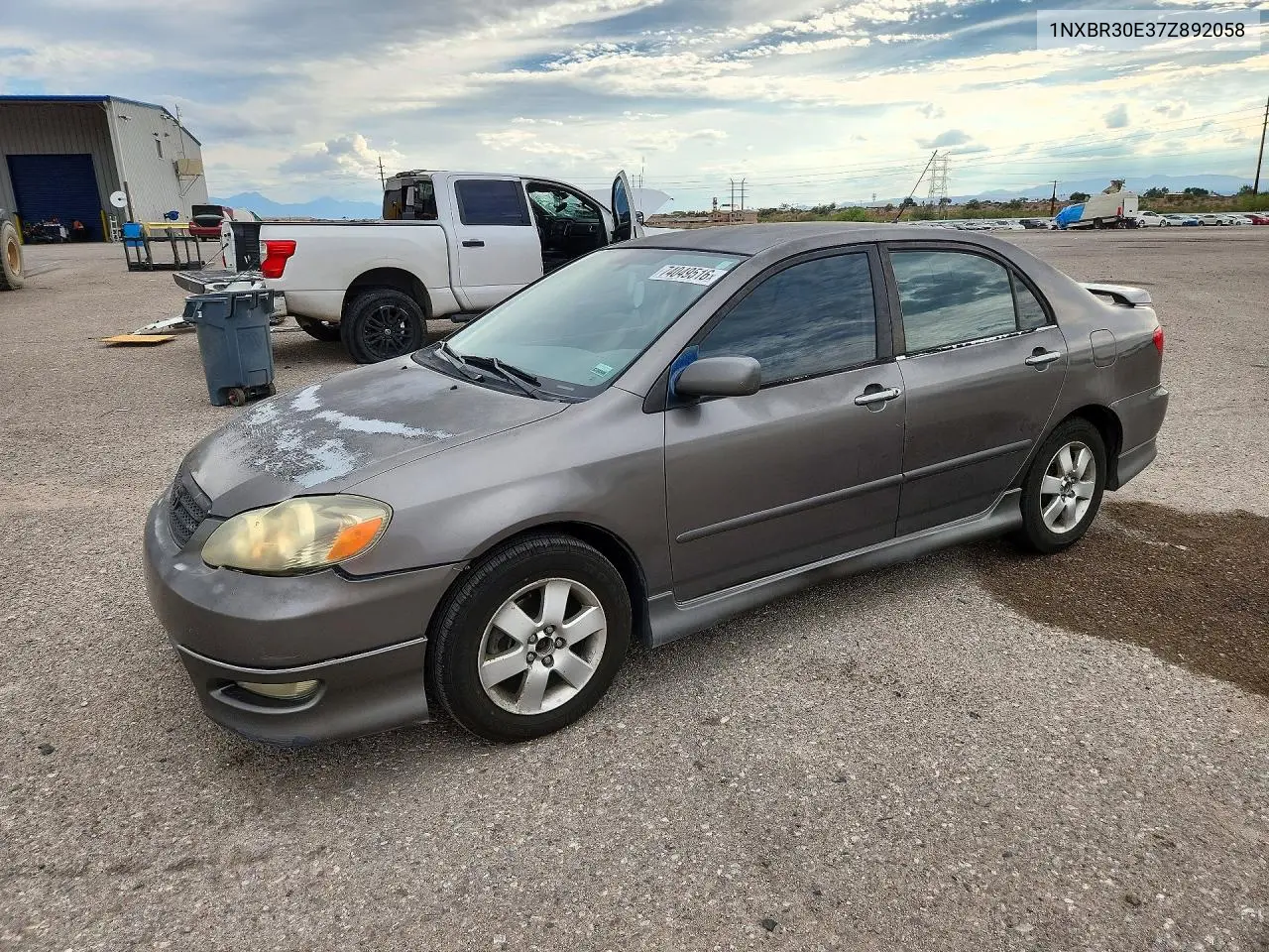 TOYOTA COROLLA 2007, VIN 1NXBR30E37Z892058