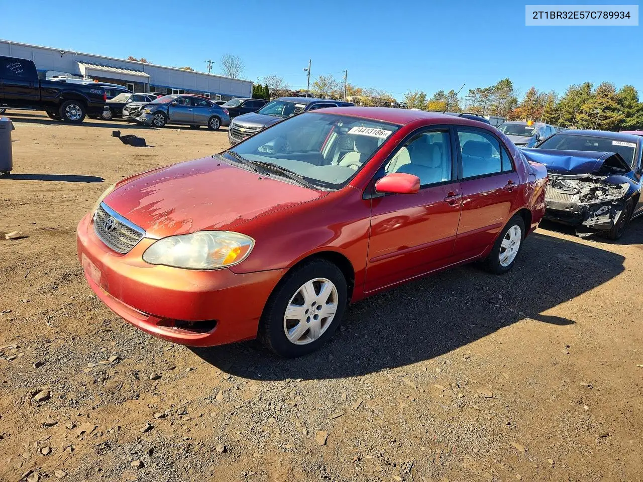 TOYOTA COROLLA 2007, VIN 2T1BR32E57C789934