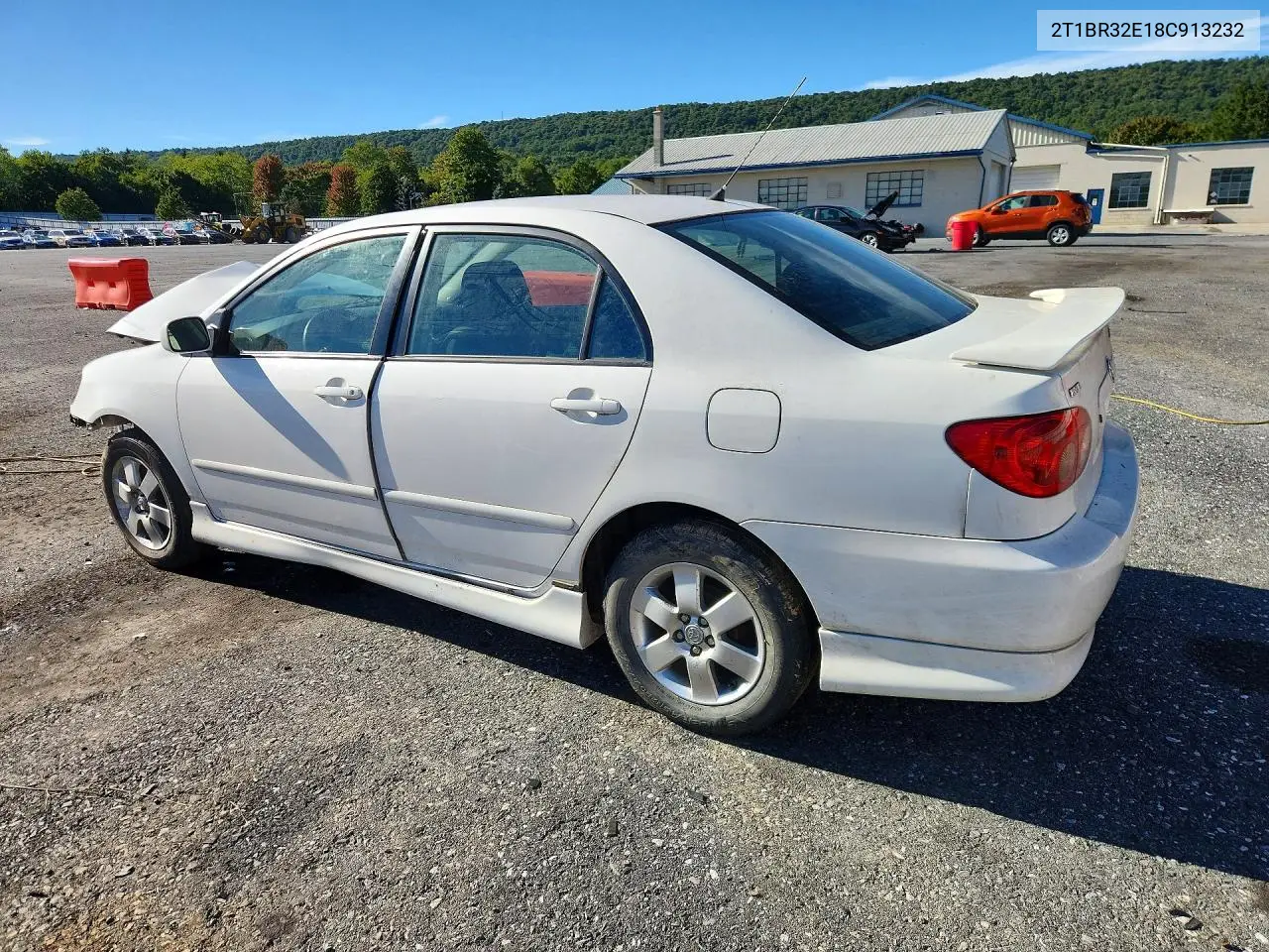 2008 TOYOTA COROLLA VIN 2T1BR32E18C913232 — фото 2