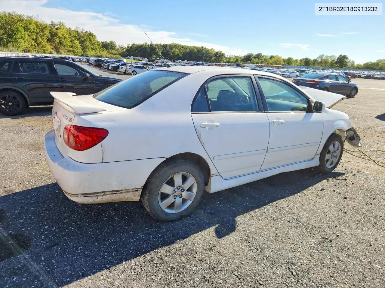 2008 TOYOTA COROLLA VIN 2T1BR32E18C913232 — фото 3