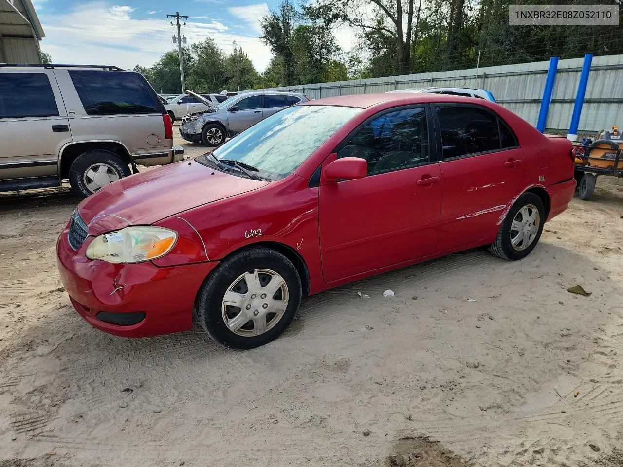 TOYOTA COROLLA 2008, VIN 1NXBR32E08Z052110