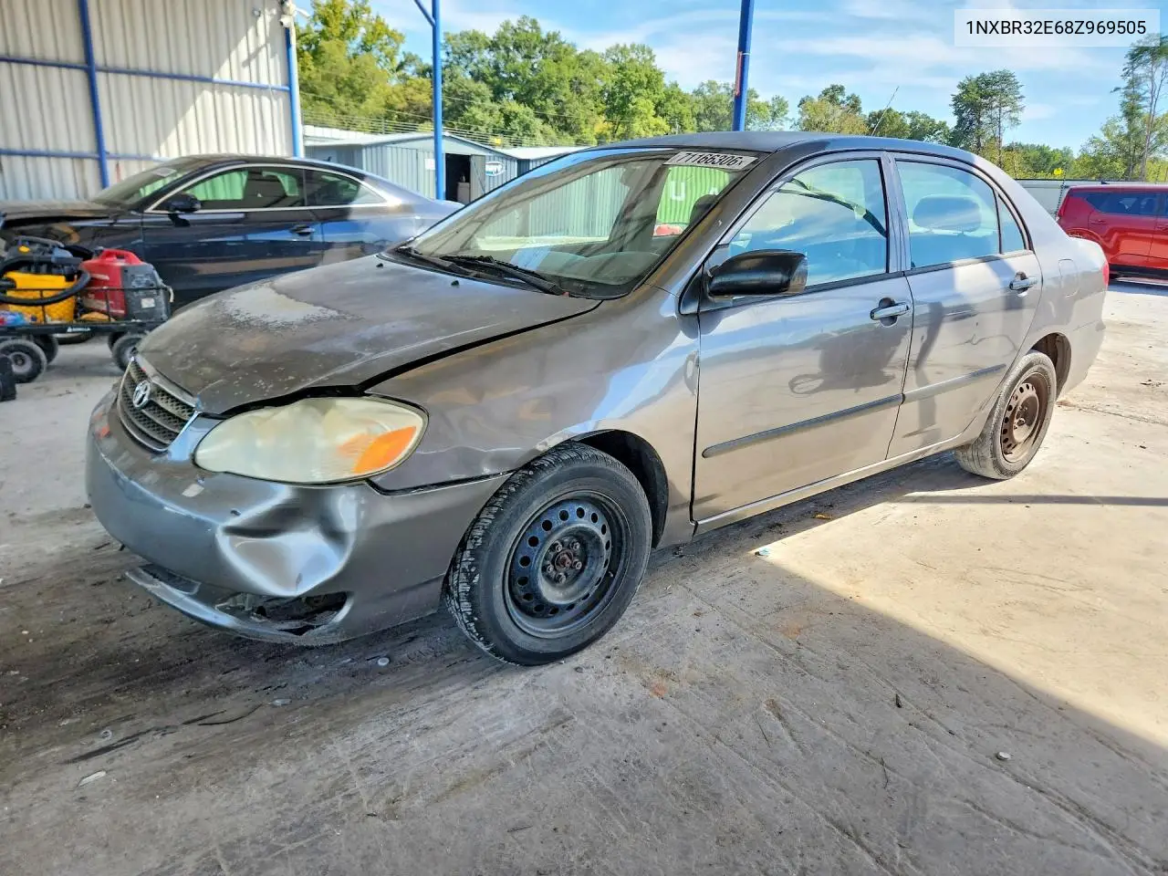 TOYOTA COROLLA 2008, VIN 1NXBR32E68Z969505