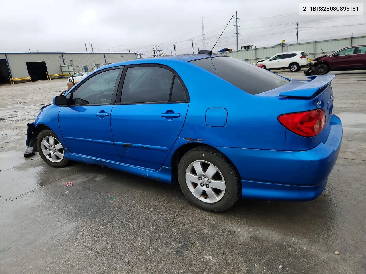 2008 TOYOTA COROLLA VIN 2T1BR32E08C896181 — фото 2