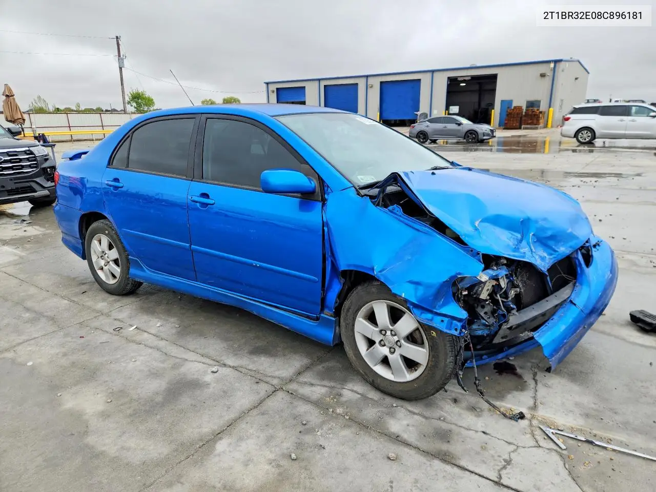 2008 TOYOTA COROLLA VIN 2T1BR32E08C896181 — фото 4