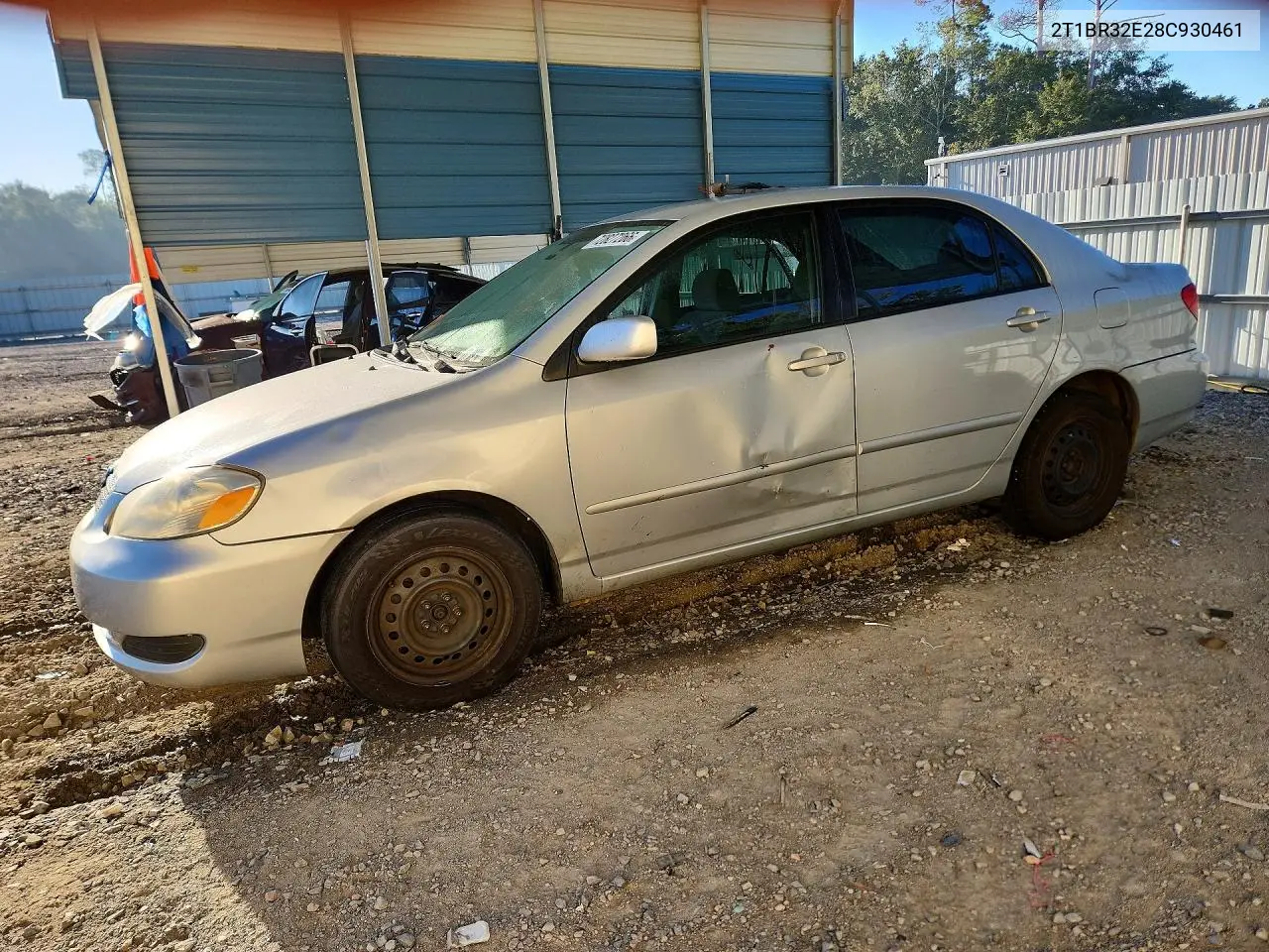 TOYOTA COROLLA 2008, VIN 2T1BR32E28C930461