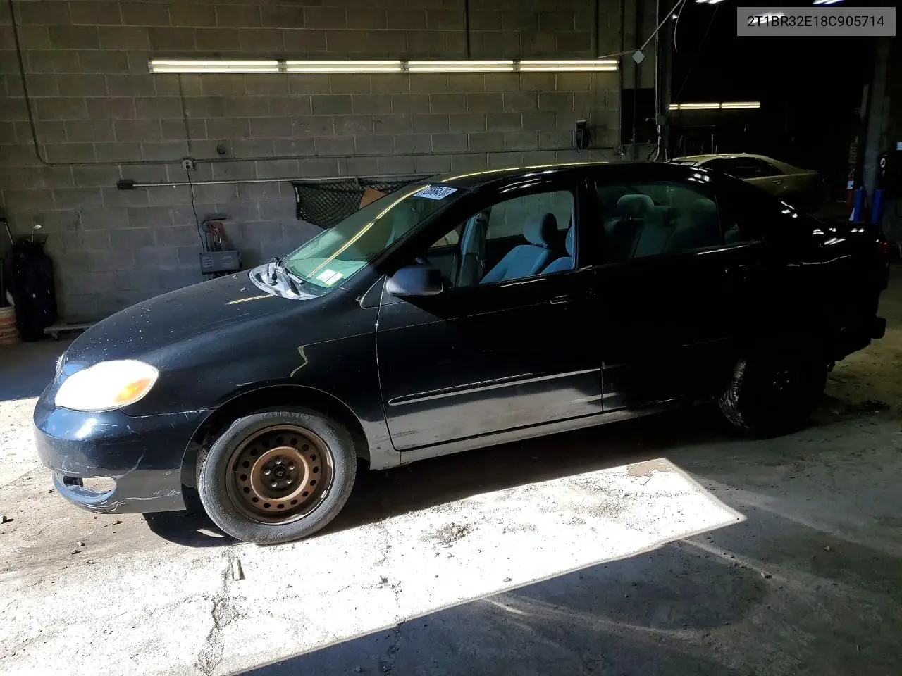 TOYOTA COROLLA 2008, VIN 2T1BR32E18C905714