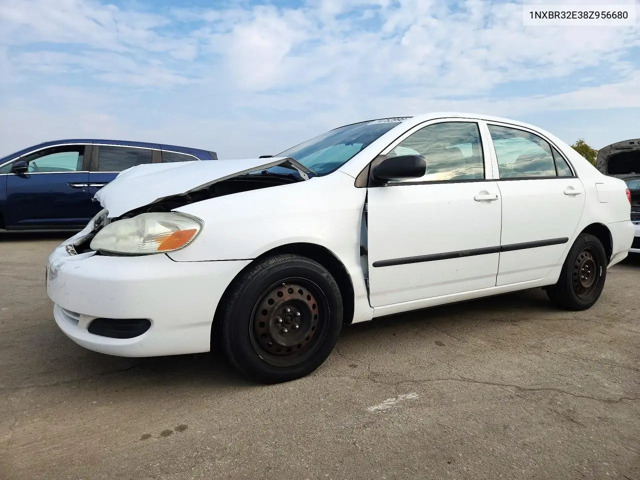 TOYOTA COROLLA 2008, VIN 1NXBR32E38Z956680