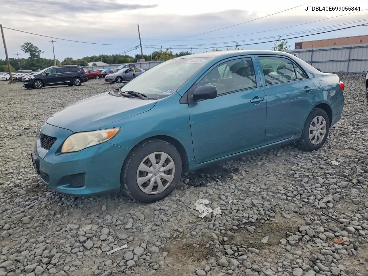 TOYOTA COROLLA 2009, VIN JTDBL40E699055841