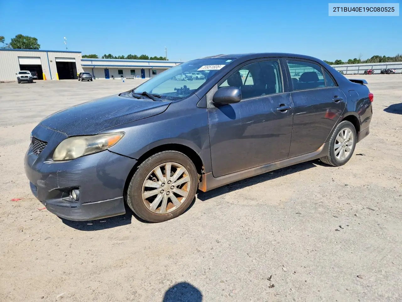 TOYOTA COROLLA 2009, VIN 2T1BU40E19C080525