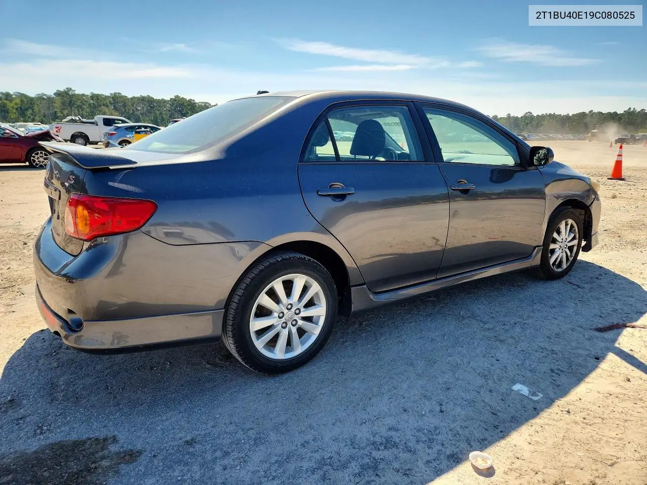 2009 TOYOTA COROLLA VIN 2T1BU40E19C080525 — фото 3