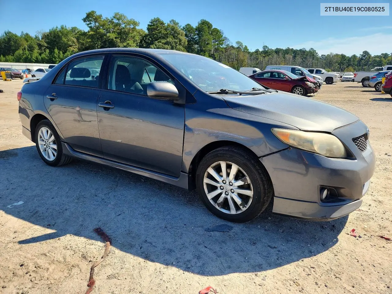 2009 TOYOTA COROLLA VIN 2T1BU40E19C080525 — фото 4