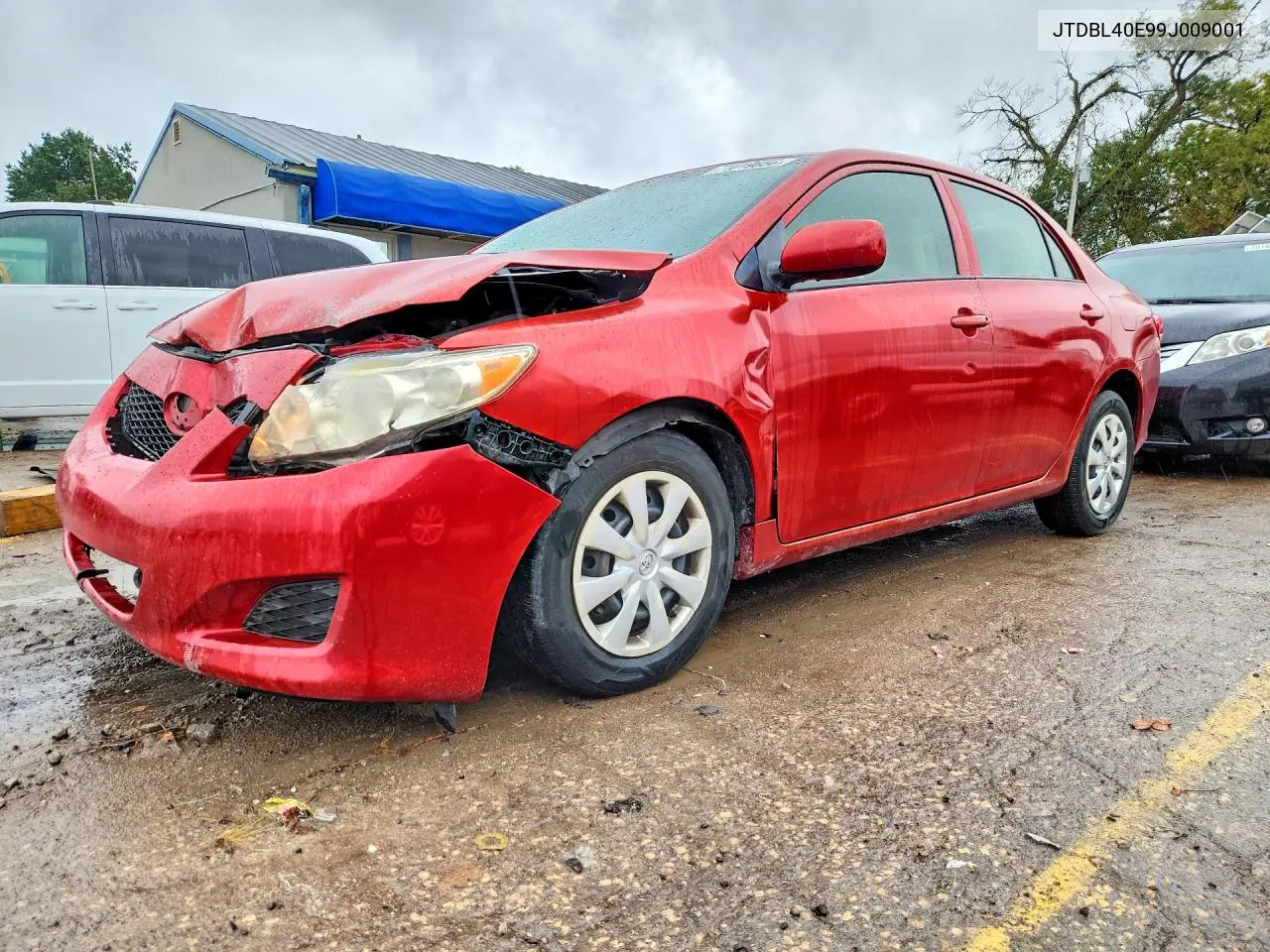 TOYOTA COROLLA 2009, VIN JTDBL40E99J009001