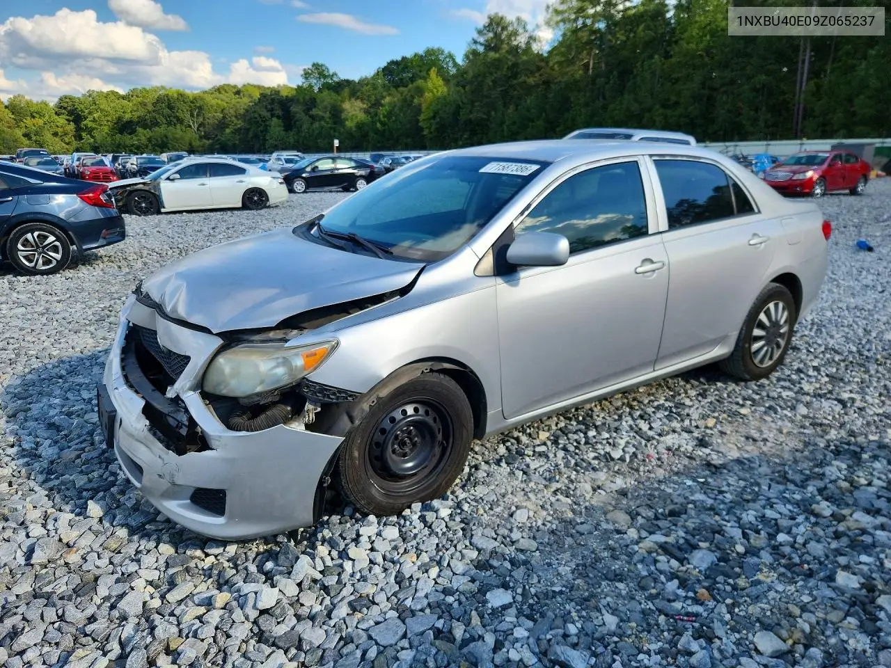 TOYOTA COROLLA 2009, VIN 1NXBU40E09Z065237