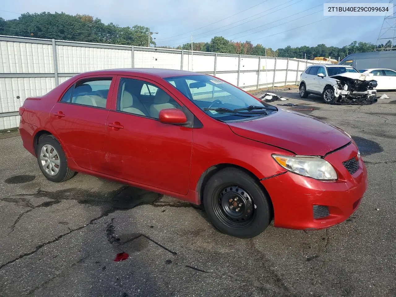 2009 TOYOTA COROLLA VIN 2T1BU40E29C099634 — фото 4