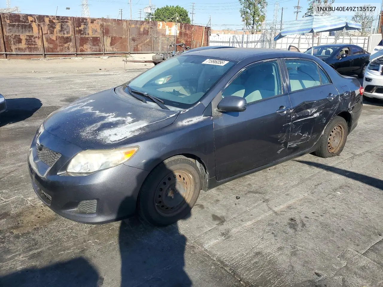 TOYOTA COROLLA 2009, VIN 1NXBU40E49Z135127