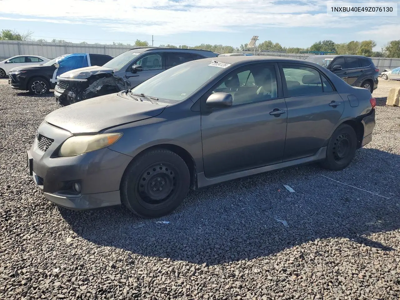 TOYOTA COROLLA 2009, VIN 1NXBU40E49Z076130