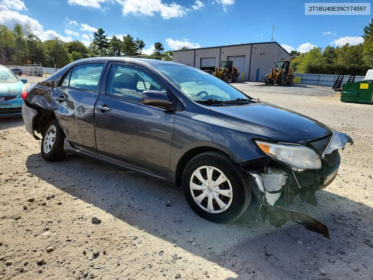 2009 TOYOTA COROLLA VIN 2T1BU40E39C174597 — фото 4
