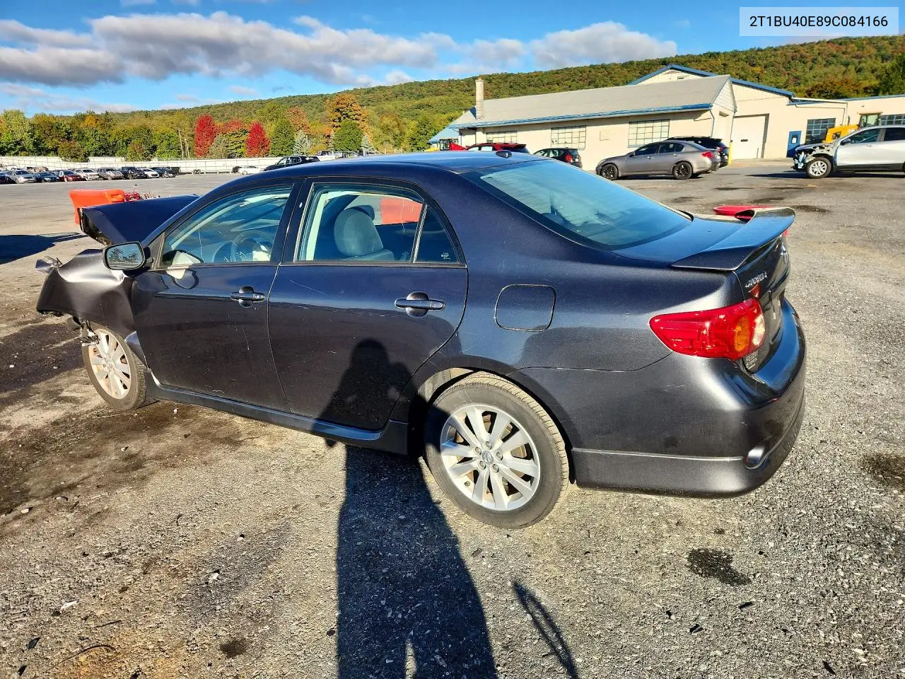2009 TOYOTA COROLLA VIN 2T1BU40E89C084166 — фото 2